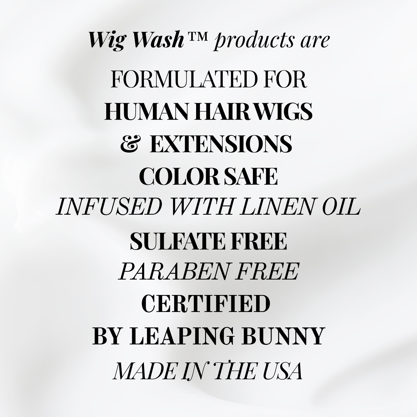 Wig Wash™ Shampoo & Conditioner Set for Human Hair Wigs & Extensions (2×8oz)