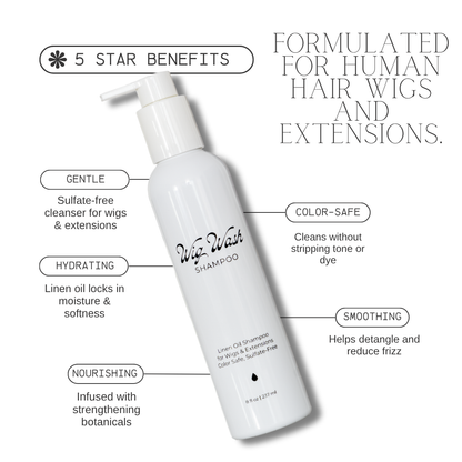 Wig Wash™ Linen Oil Shampoo  8oz