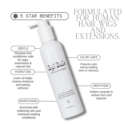 Wig Wash™ Linen Oil Conditioner 8oz