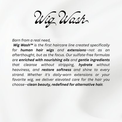 Wig Wash™ Linen Oil Shampoo  8oz