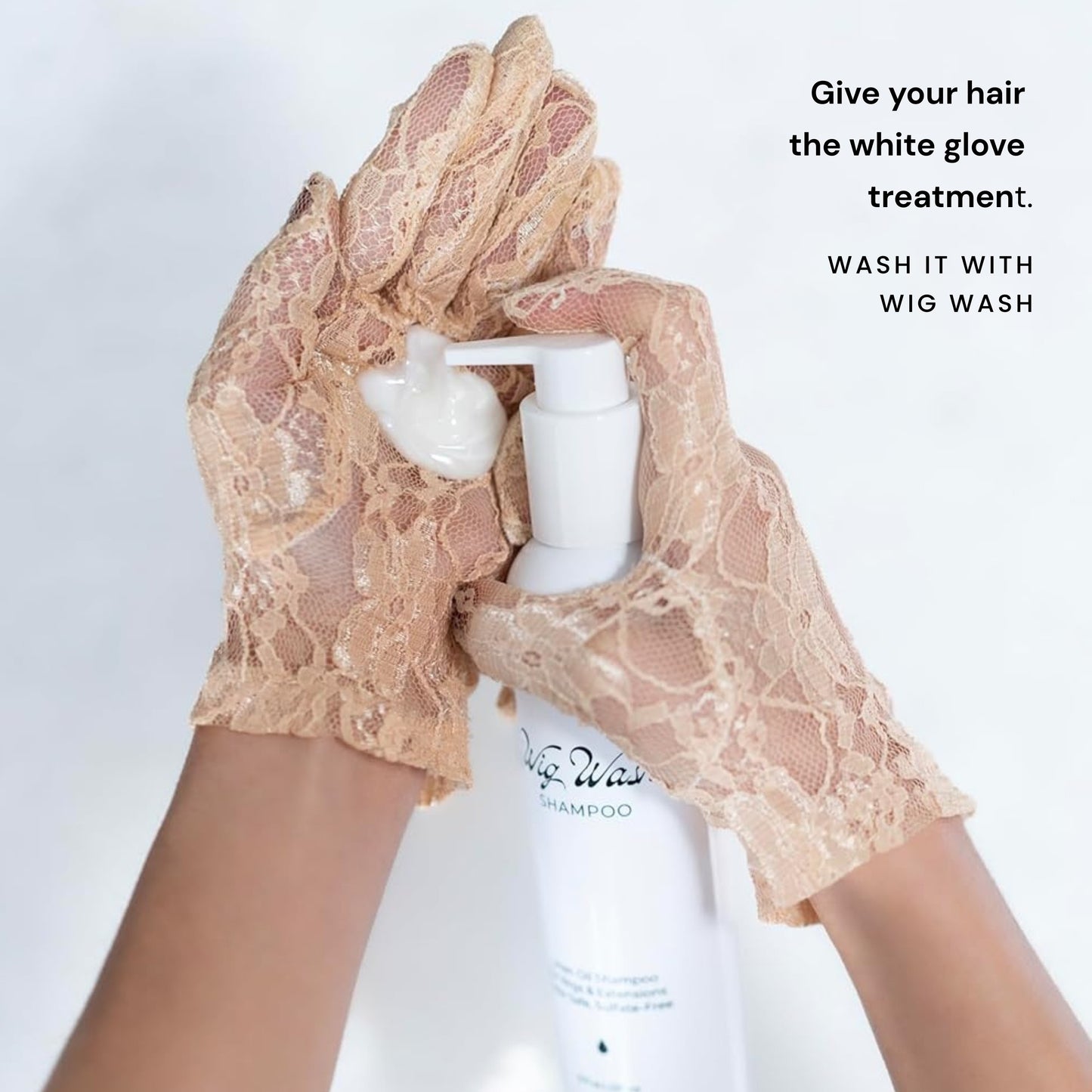 Wig Wash™ – Shampoo for Human Hair Wigs & Extensions (8 oz)