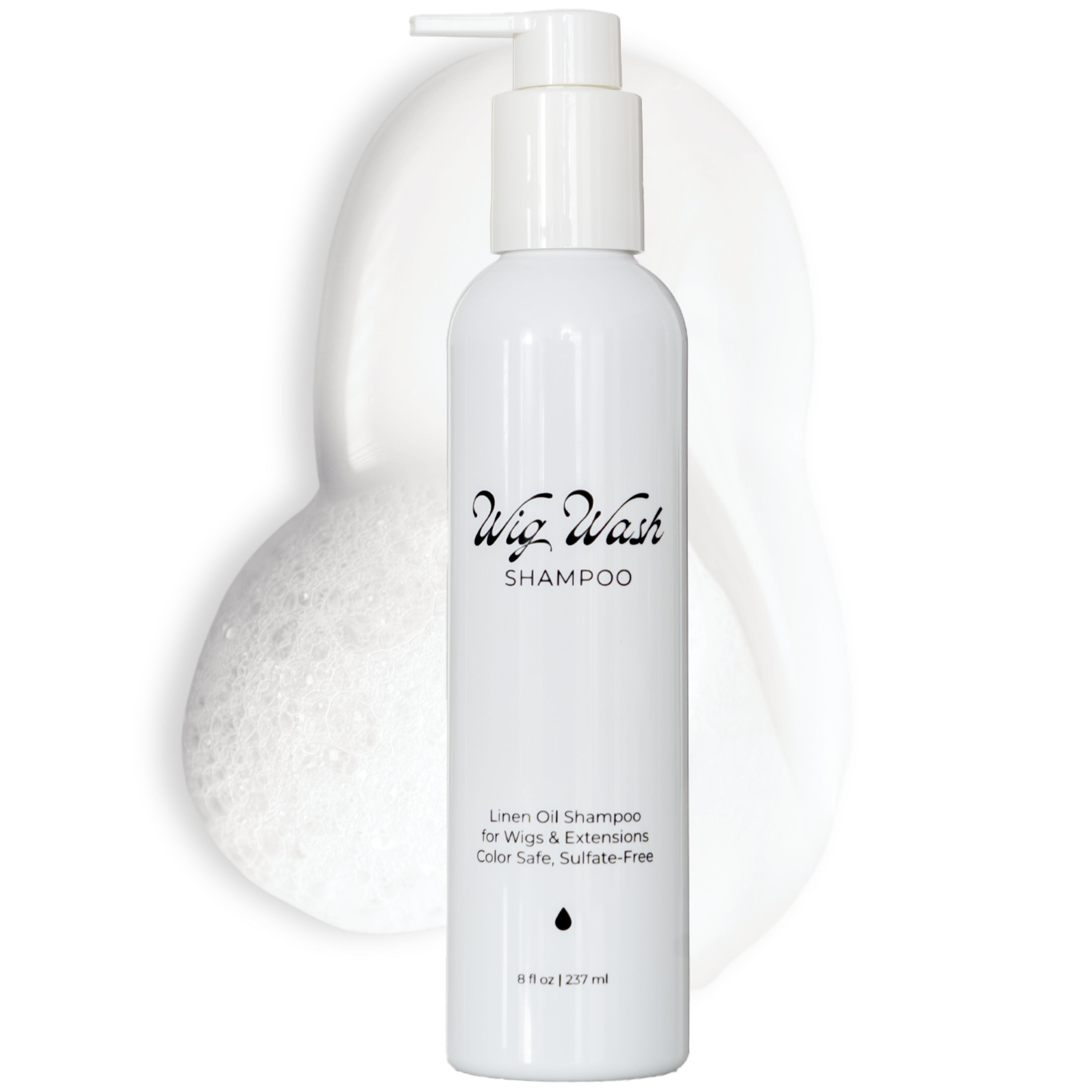 WIG WASH SHAMPOO - with shampoo texture - Shampoo for human hair wigs and hair extensions