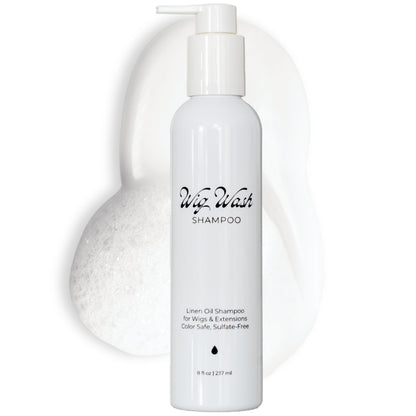 WIG WASH SHAMPOO - with shampoo texture - Shampoo for human hair wigs and hair extensions