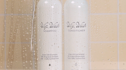 Wig Wash™ Shampoo & Conditioner Set for Human Hair Wigs & Extensions (2×8oz)