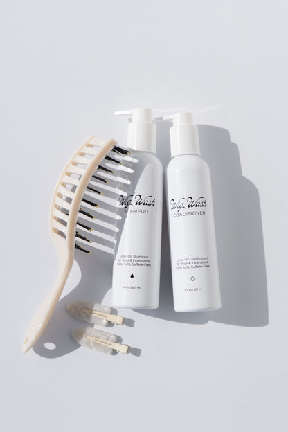 Wig Wash Vent Brush for Wigs & Hair Extensions – Detangling Brush for Faster Drying & Reduced Breakage